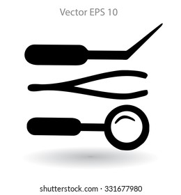 Medical instruments vector illustration