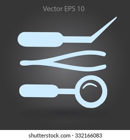 Medical instruments vector illustration