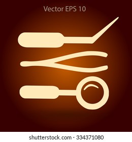Medical instruments vector illustration