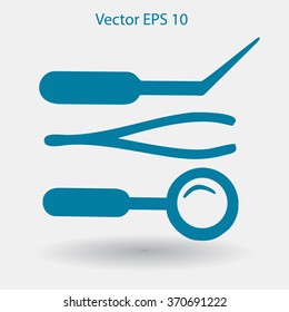 Medical instruments vector illustration
