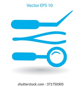 Medical instruments vector illustration