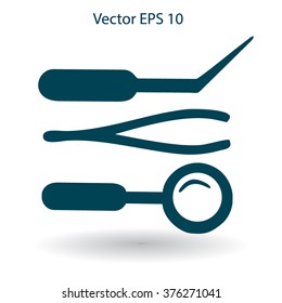 Medical instruments vector illustration