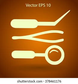 Medical instruments vector illustration
