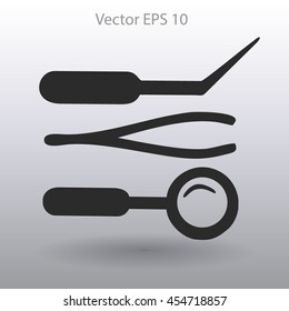 Medical instruments vector illustration