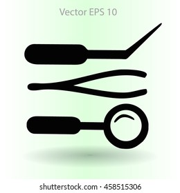 Medical instruments vector illustration