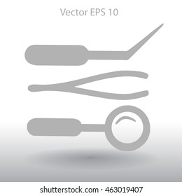 Medical instruments vector illustration