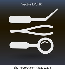 Medical instruments vector illustration