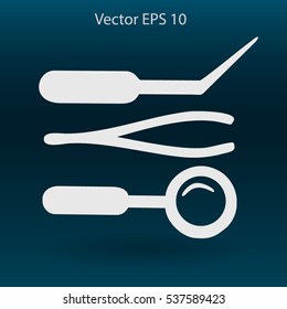 Medical instruments vector illustration