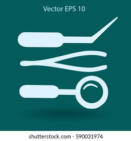 Medical instruments vector illustration
