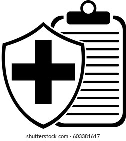 Medical insurance icon