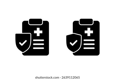 Medical insurance icon vector illustration. health insurance sign and symbol