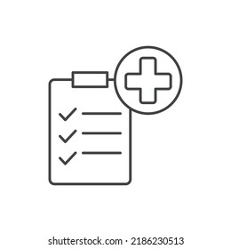 Medical insurance icons  symbol vector elements for infographic web