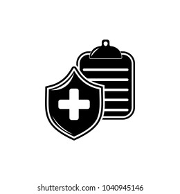 medical insurance policy icon. Elements of insurance icon. Premium quality graphic design. Signs and symbol collection icon for websites, web design, mobile app, info graphics on white background