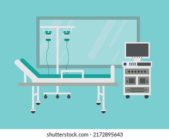 Medical interior and equipment in the hospital.