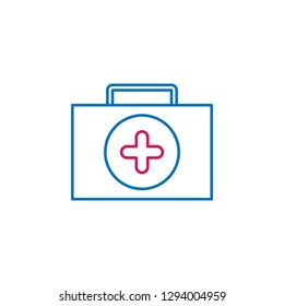 Medical, medical kit colored icon. Element of medicine illustration. Signs and symbols icon can be used for web, logo, mobile app, UI, UX