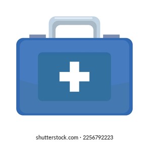 medical kit with cross icon