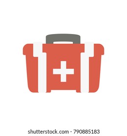 Medical kit flat icon