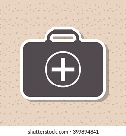 medical kit icon design