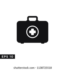 medical kit icon design template