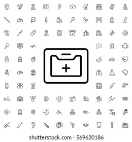 medical kit icon illustration isolated vector sign symbol