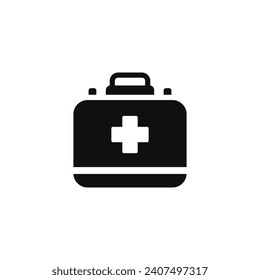 Medical kit icon isolated on white background