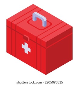 Medical Kit Icon. Isometric Of Medical Kit Vector Icon For Web Design Isolated On White Background