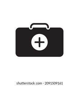 Medical kit icon vector design templates isolated on white background