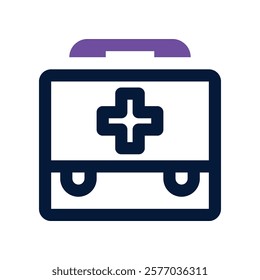 medical kit icon. vector dual tone icon for your website, mobile, presentation, and logo design.