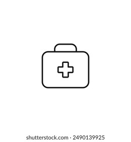 Medical kit icon vector. EPS 10 editable vector