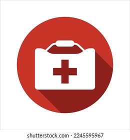 Icono de kit médico gráfico