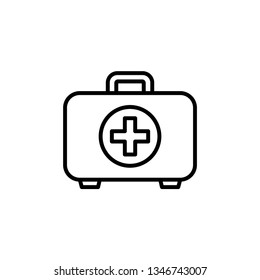 Medical Kit Icon Vector Illustration Logo Template