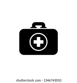 Medical Kit Icon Vector Illustration Logo Template