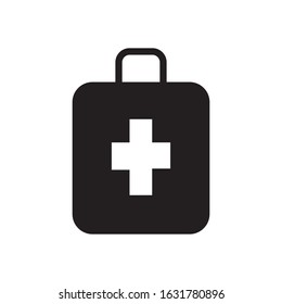 medical kit icon vector logo template