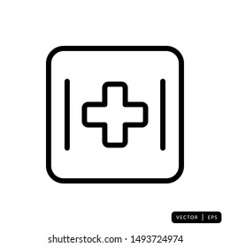 Medical Kit Icon Vector - Sign or Symbol