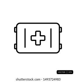 Medical Kit Icon Vector - Sign or Symbol