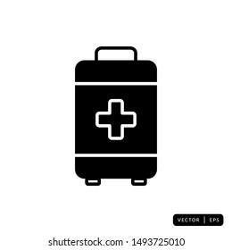 Medical Kit Icon Vector - Sign or Symbol