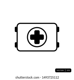 Medical Kit Icon Vector - Sign or Symbol