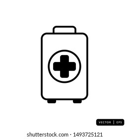 Medical Kit Icon Vector - Sign or Symbol