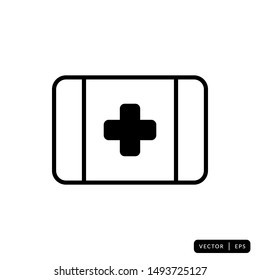 Medical Kit Icon Vector - Sign or Symbol