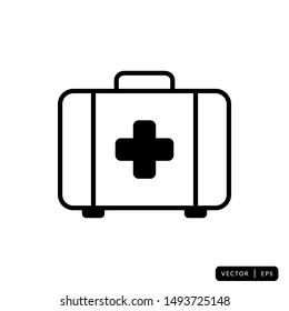 Medical Kit Icon Vector - Sign or Symbol