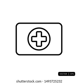 Medical Kit Icon Vector - Sign or Symbol