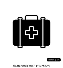 Medical Kit Icon Vector - Sign or Symbol