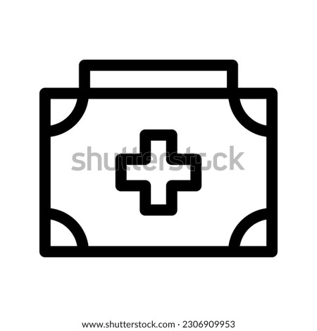 Medical Kit Icon Vector Symbol Design Illustration