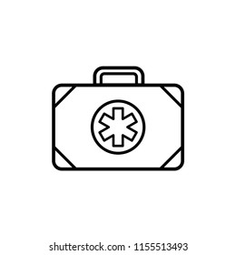 medical kit icon vector template