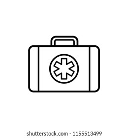 medical kit icon vector template