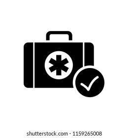 medical kit icon vector template