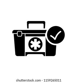 medical kit icon vector template