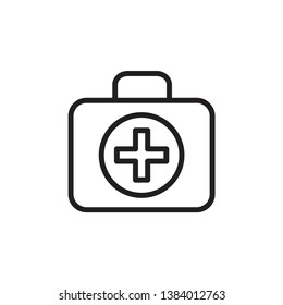 medical kit icon vector template