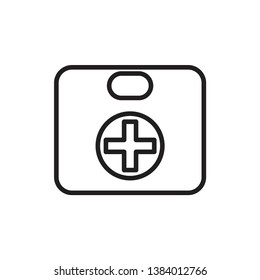 medical kit icon vector template