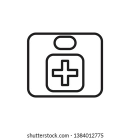 medical kit icon vector template